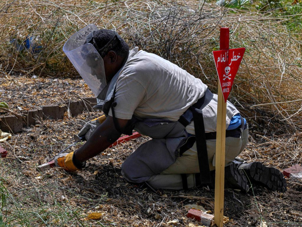 Sudanese Deminers Scour Shattered Capital For Hidden Explosives