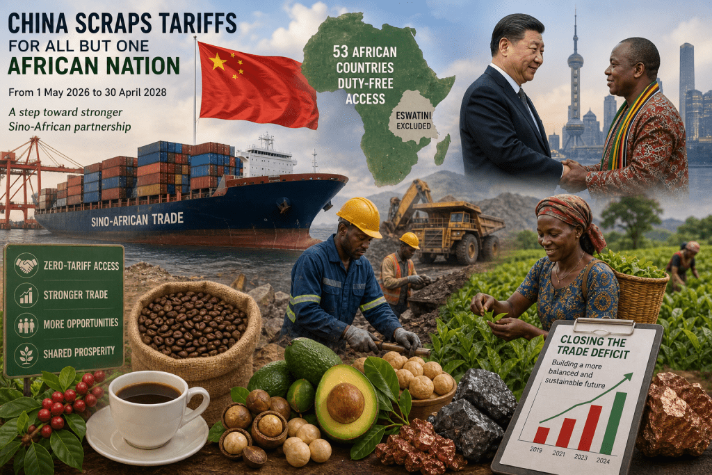 China Scraps Tariffs For All But One African Nation