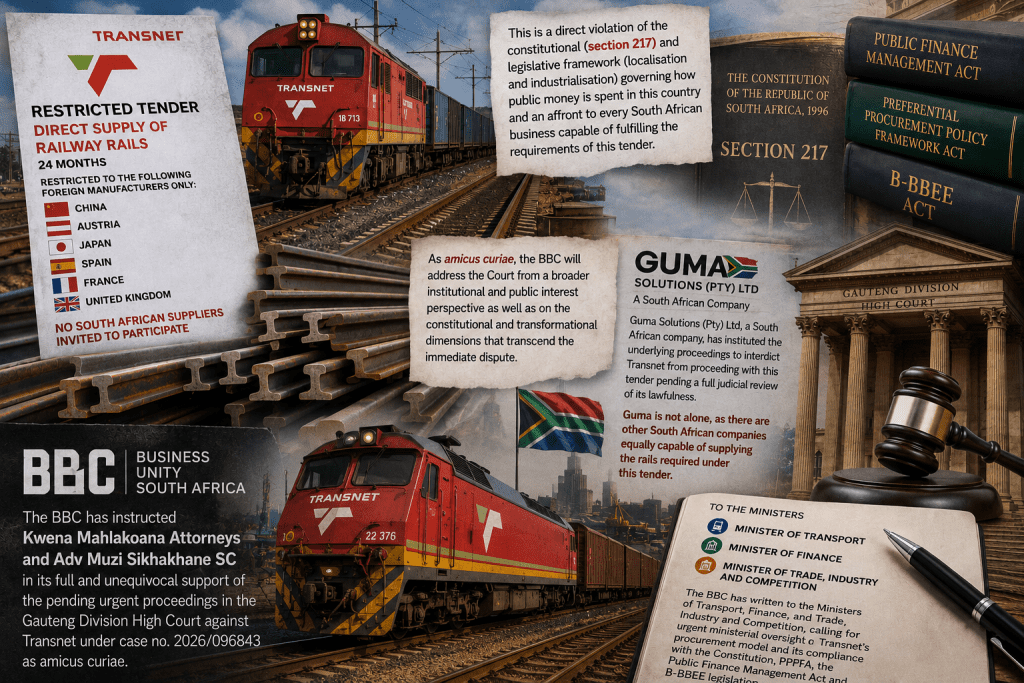 On the Wrong Track: Transnet’s Foreign-Only Tender Sparks Revolt On the Wrong Track: Transnet’s Foreign-Only Tender Sparks Revolt