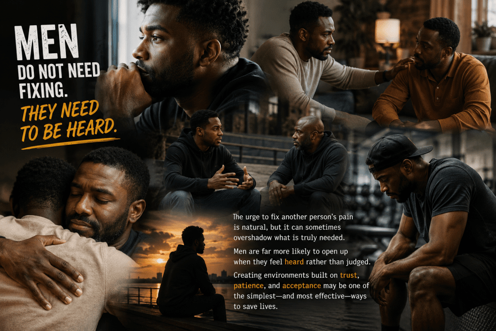 Men Do Not Need Fixing. They Need to Be Heard