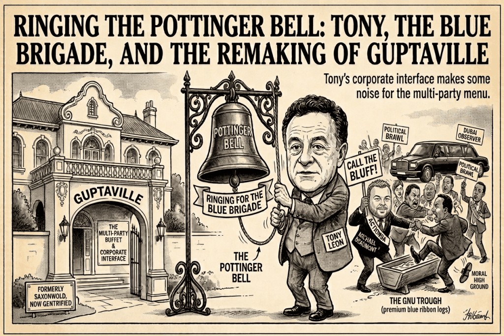 Ringing the Pottinger Bell: Tony, the Blue Brigade, and the Remaking of Guptaville Ringing the Pottinger Bell: Tony, the Blue Brigade, and the Remaking of Guptaville