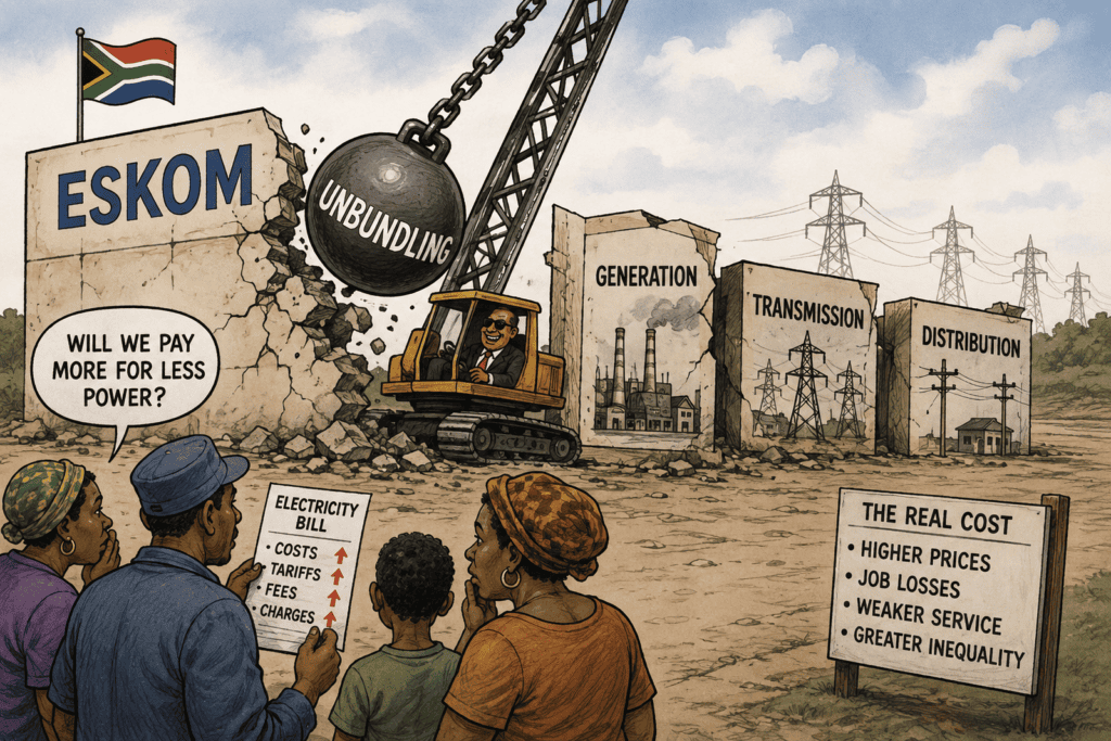 Unbundling Eskom Could Break South Africa’s Social Contract Unbundling Eskom Could Break South Africa’s Social Contract